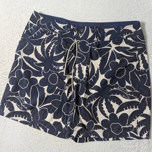 Patagonia Board Shorts Mens 35/6 Navy Blue Floral Tropical Swim Trunks